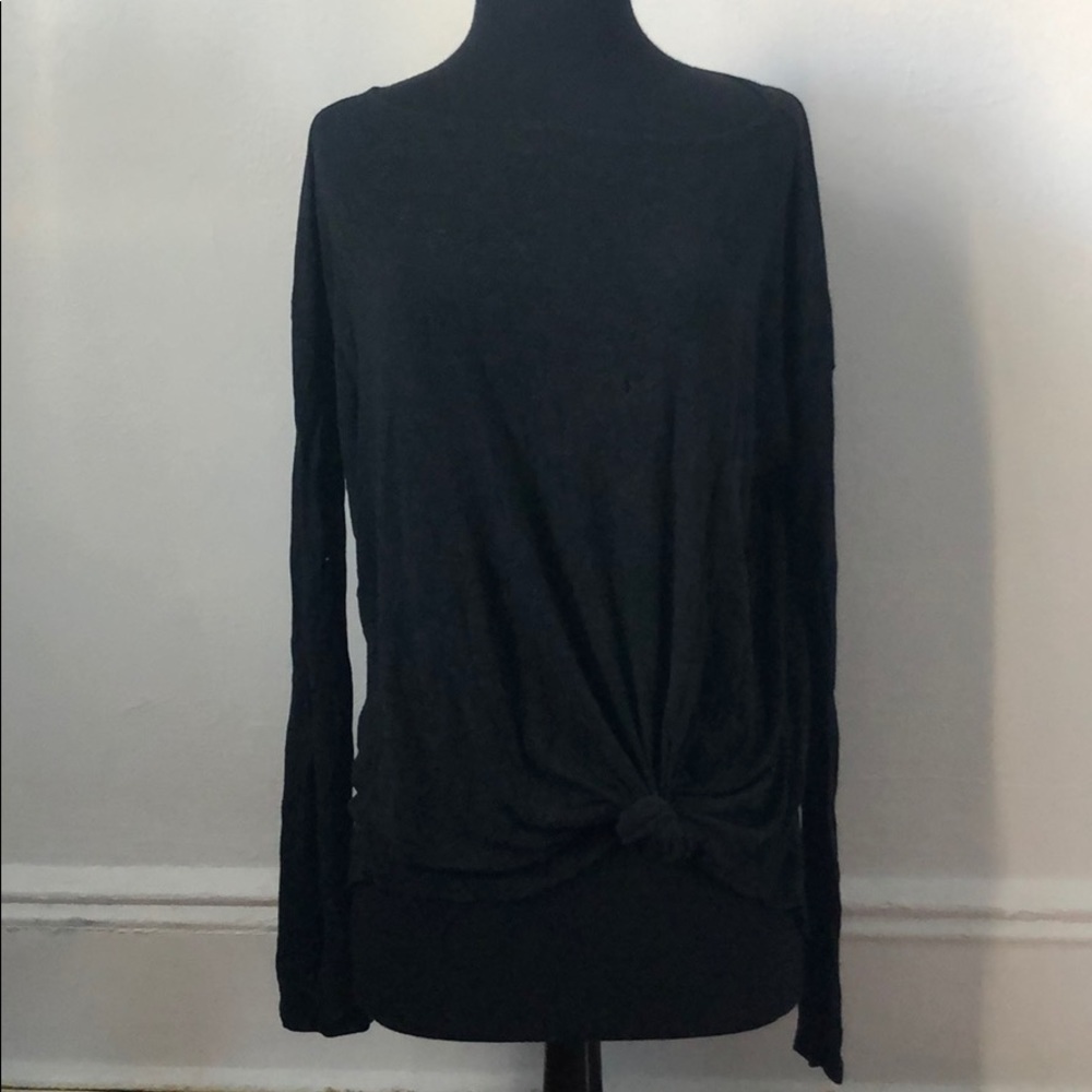 Brandy Melville Soft Boatneck Longsleeve